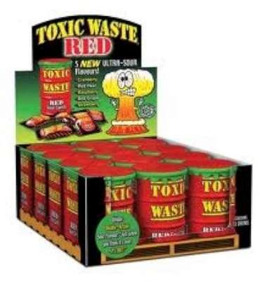 TOXIC WASTE RED DRUMS – 12 X 42G DRUMS
