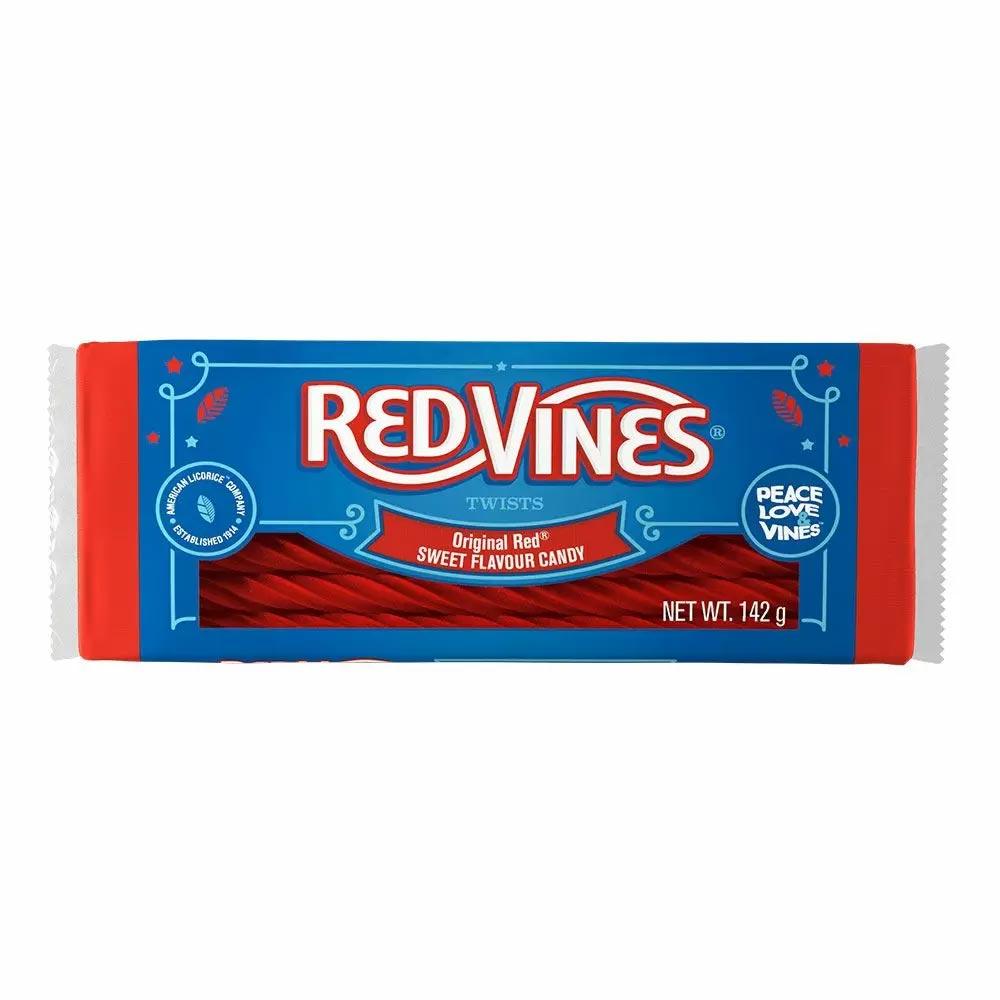 RED VINES ORIGINAL RED TWISTS 142G – 12 X 142G PACKS