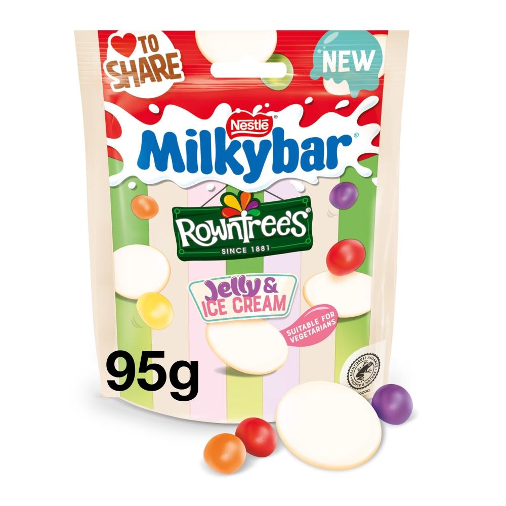 MILKYBAR ROWNTREE'S JELLY & ICE CREAM SHARE BAG 95G – 9 X 95G BAGS - 0