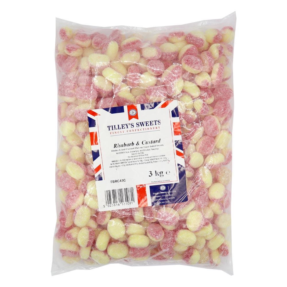 TILLEY'S RHUBARB & CUSTARD 3KG (VEGETARIAN)