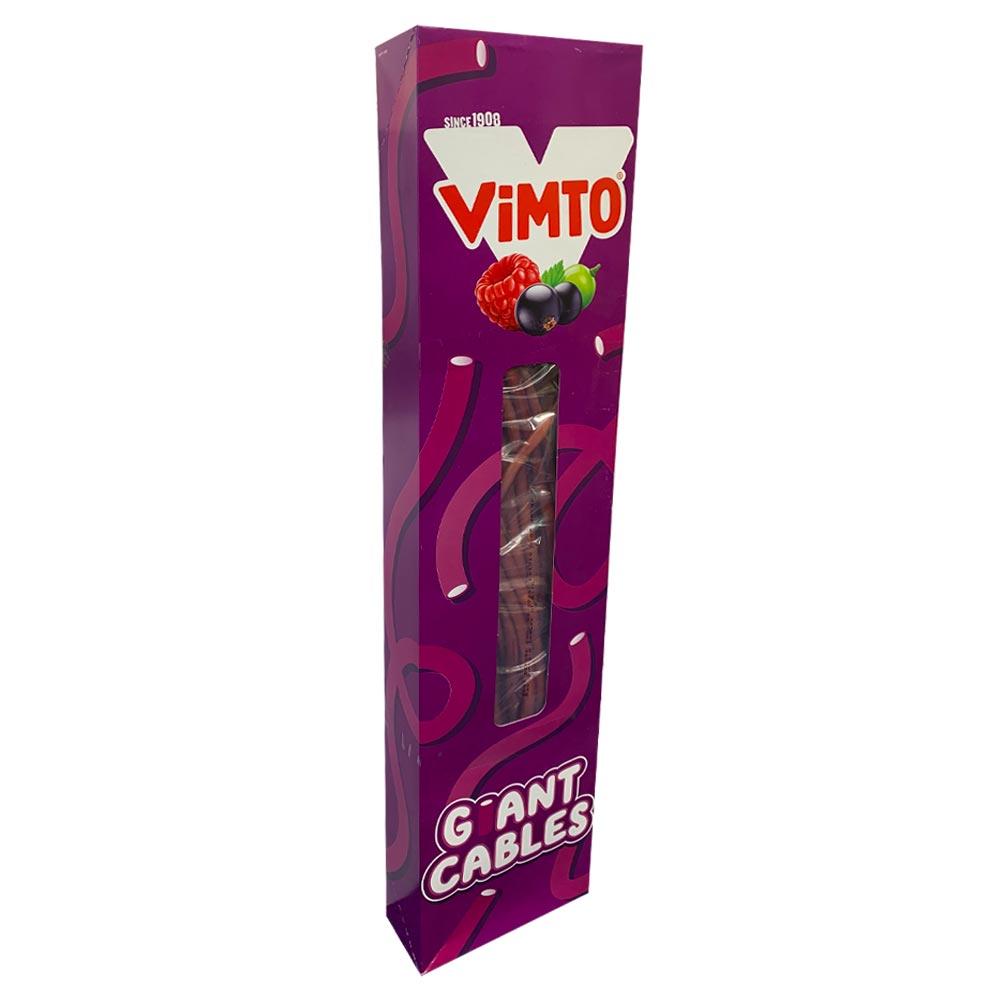 VIMTO GIANT CABLE SWEETS 6KG (VEGETARIAN) – 1 X 6KG BOX (80 SWEETS)