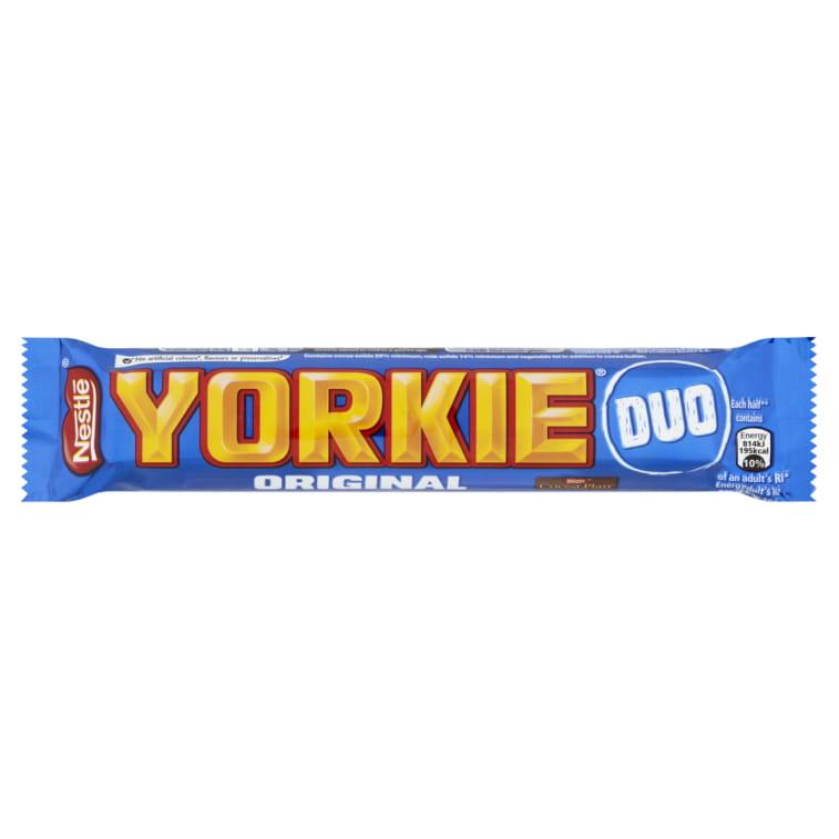 YORKIE MILK CHOCOLATE DUO BAR 72G – 24 X 72G BARS - 0