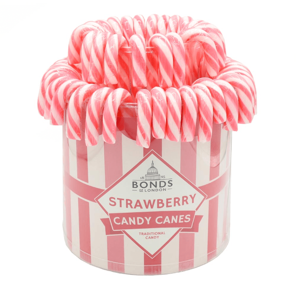 BONDS STRAWBERRY TRADITIONAL CANDY CANE FOUNTAIN 20G – 60 X 20G CANDY CANES