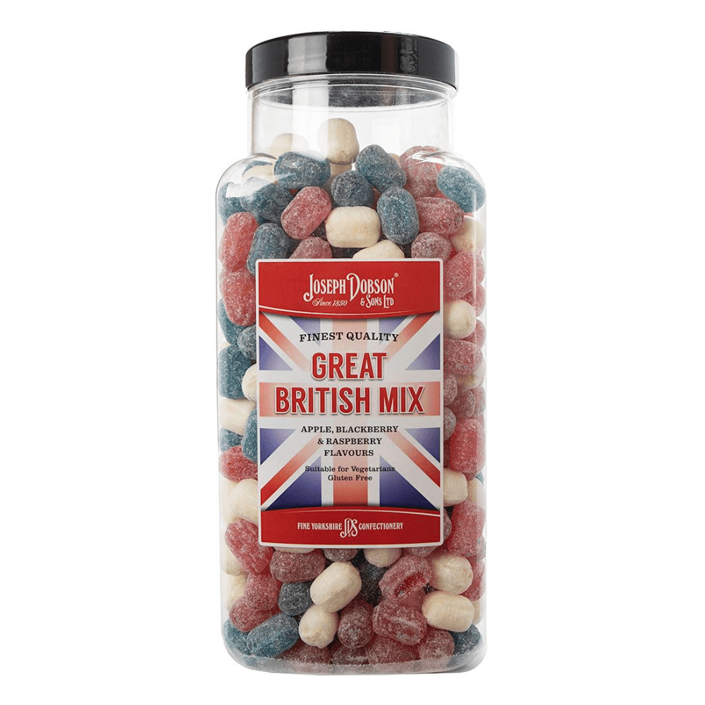 DOBSONS GREAT BRITISH MIX 2.72KG JAR – 1 X 2.72KG JAR