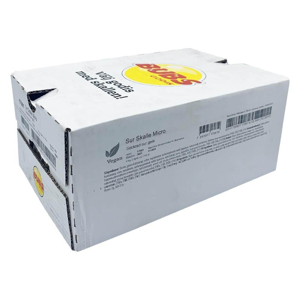 BUBS MINI SOUR FOAM SKULLS 4KG (VEGAN) – 1 X 4KG BOX