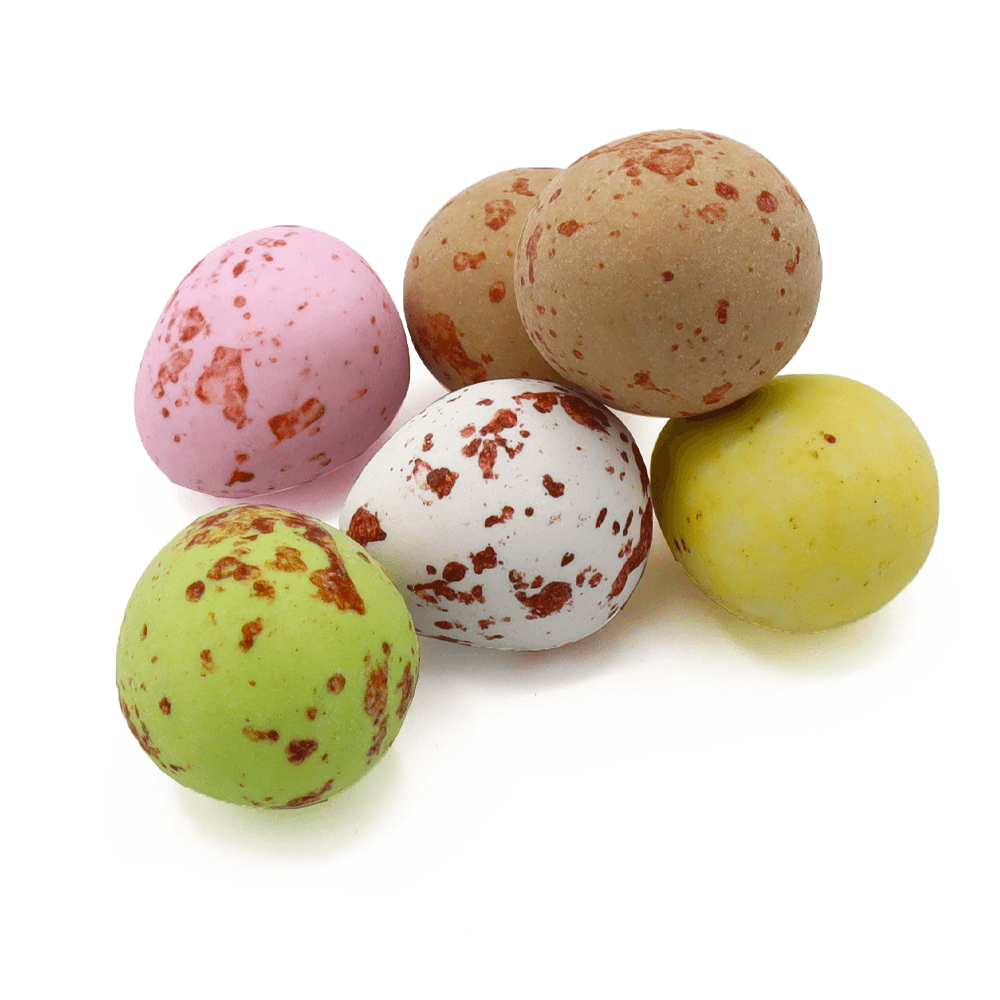 GLISTEN CHOCOLATE MINI EGGS 3KG (VEGAN) – 1 X 3KG BAG