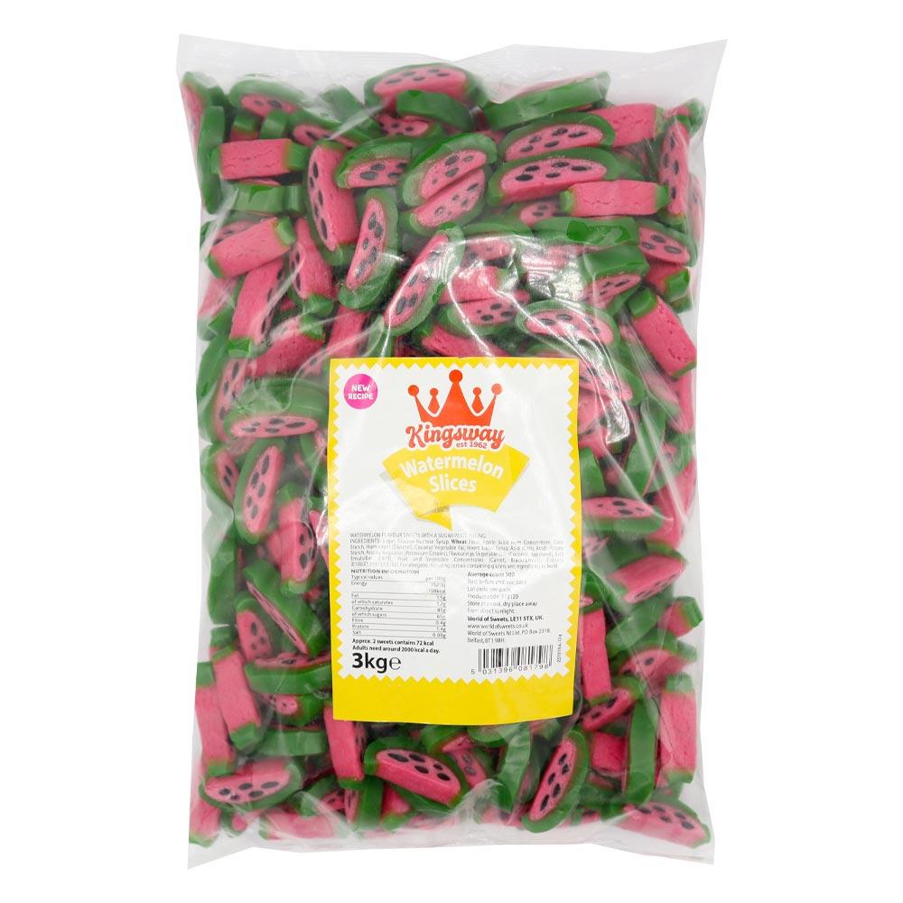 KINGSWAY WATERMELON SLICES 3KG BAG – 1 X 3KG BAG