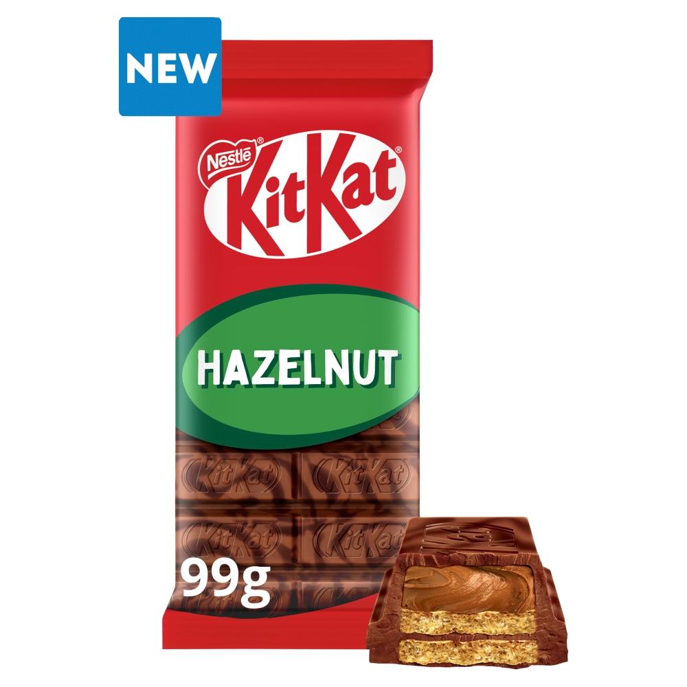 KITKAT HAZELNUT CHOCOLATE SHARING BAR 99G – 15 X 99G BARS - 0