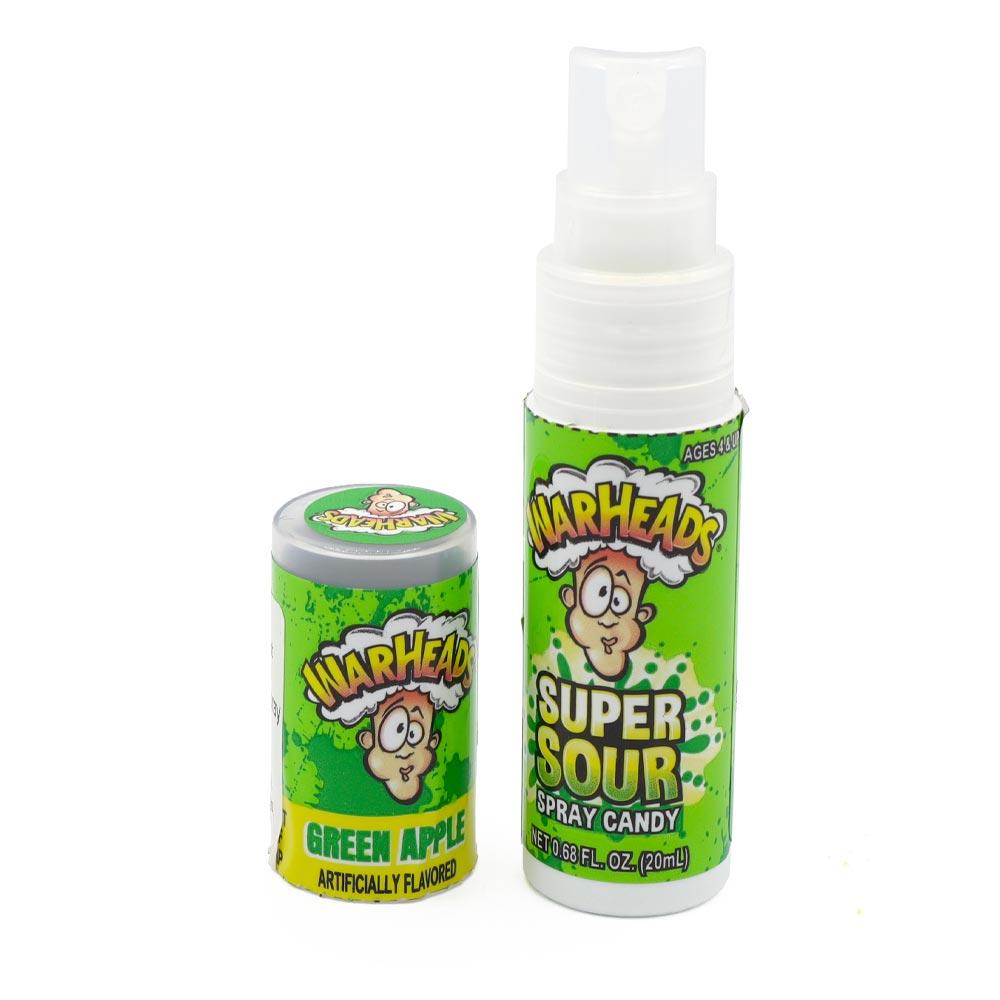 WARHEADS SUPER SOUR CANDY SPRAY 19G – 12 X 19G SPRAYS - 0