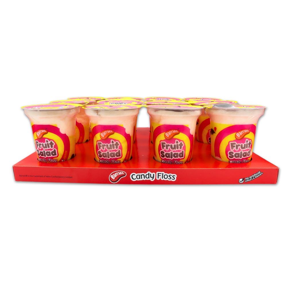 BARRATT FRUIT SALAD CANDY FLOSS 20G CUP – 12 X 20G CUPS