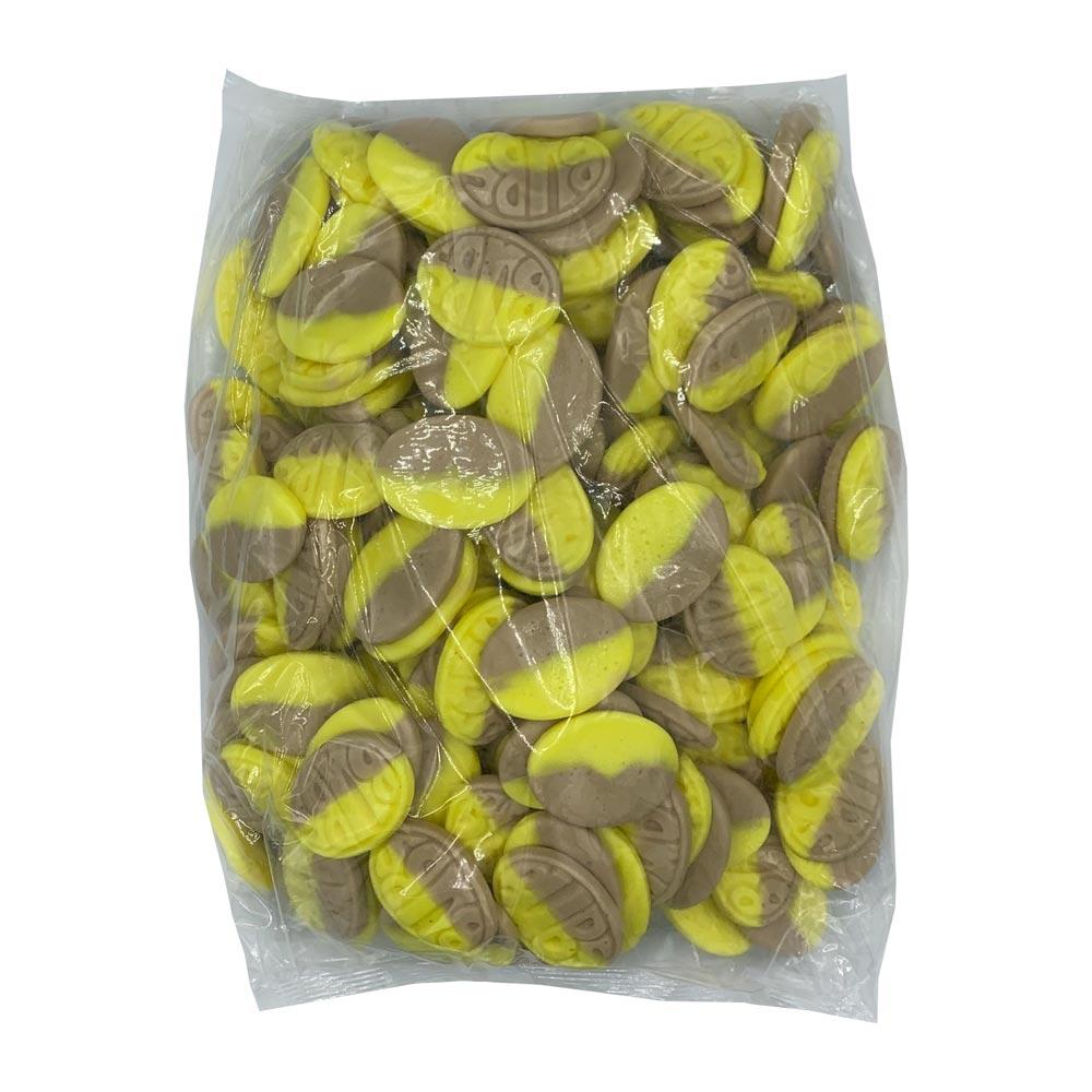 BUBS BANANA & CARAMEL FOAM SWEETS 2.8KG BAG - 0