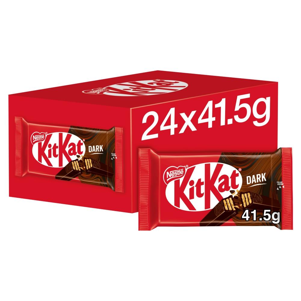 KIT KAT DARK CHOCOLATE BAR 41.5G – 24 X 41.5G BARS