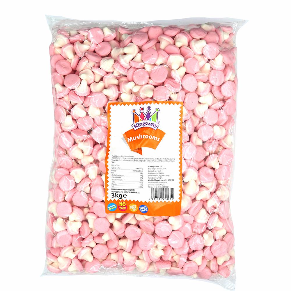 KINGSWAY MUSHROOMS 3KG (VEGAN) – 1 X 3KG BAG - 0