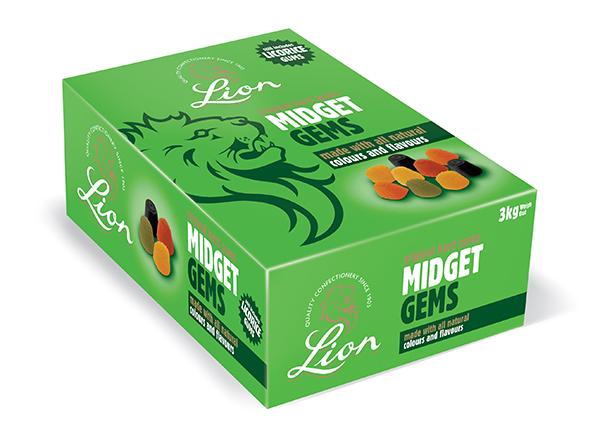 LION MIDGET GEMS 2KG BAG – 1 X 2KG BOX - 0