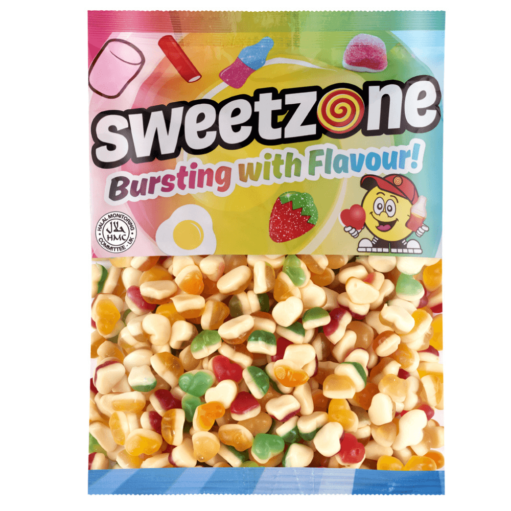 SWEETZONE FRUITY HEARTS 1KG BAG – 1 X 1KG BAG