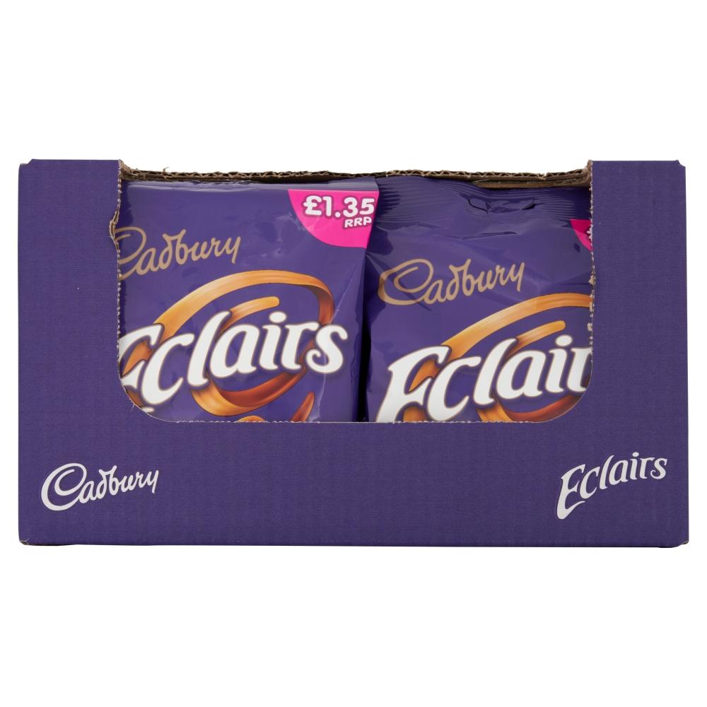 CADBURY ECLAIRS CHOCOLATE 130G BAG – 12 X 130G BAGS
