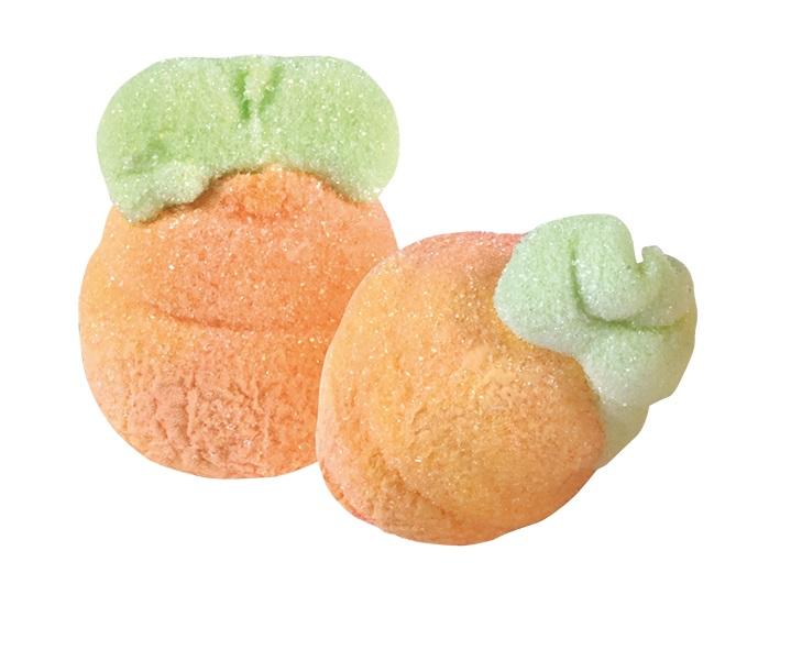 BULGARI PEACH JELLY FILLED MARSHMALLOWS 1KG – 1 X 1KG BAG