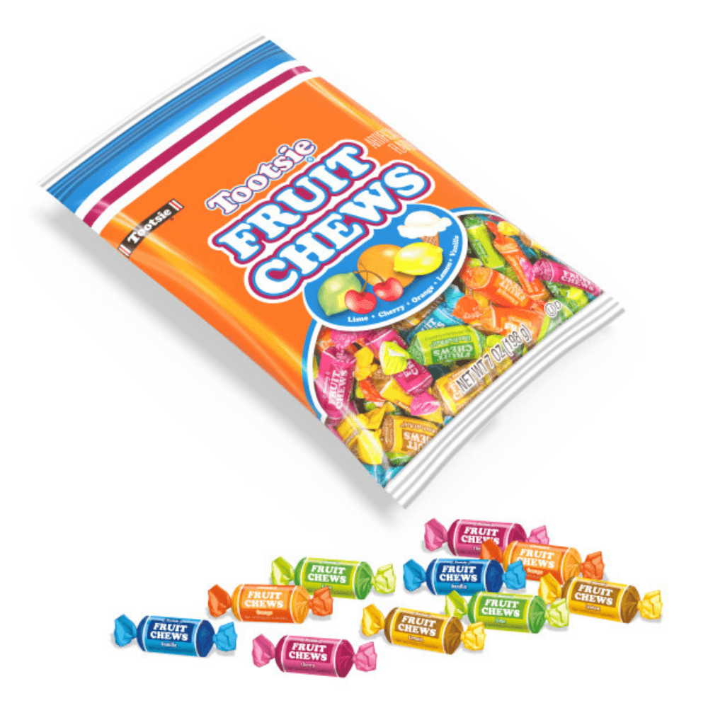 TOOTSIE FRUIT CHEWS 198G BAG – 8 X 198G BAGS - 0