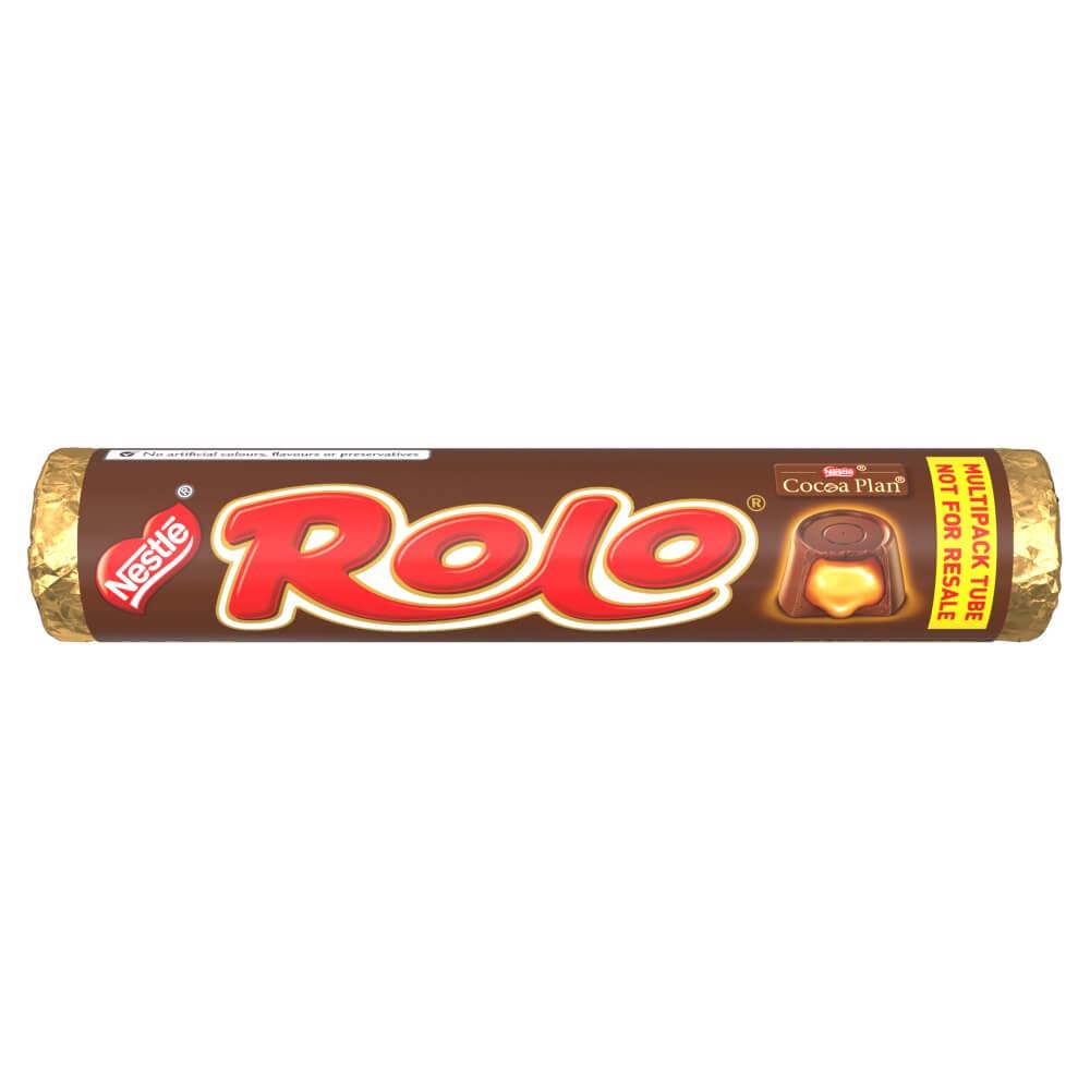 ROLO MILK CHOCOLATE & CARAMEL TUBE MULTIPACK 41.6G 4 PACK – 12 X (4 X 41.6G)