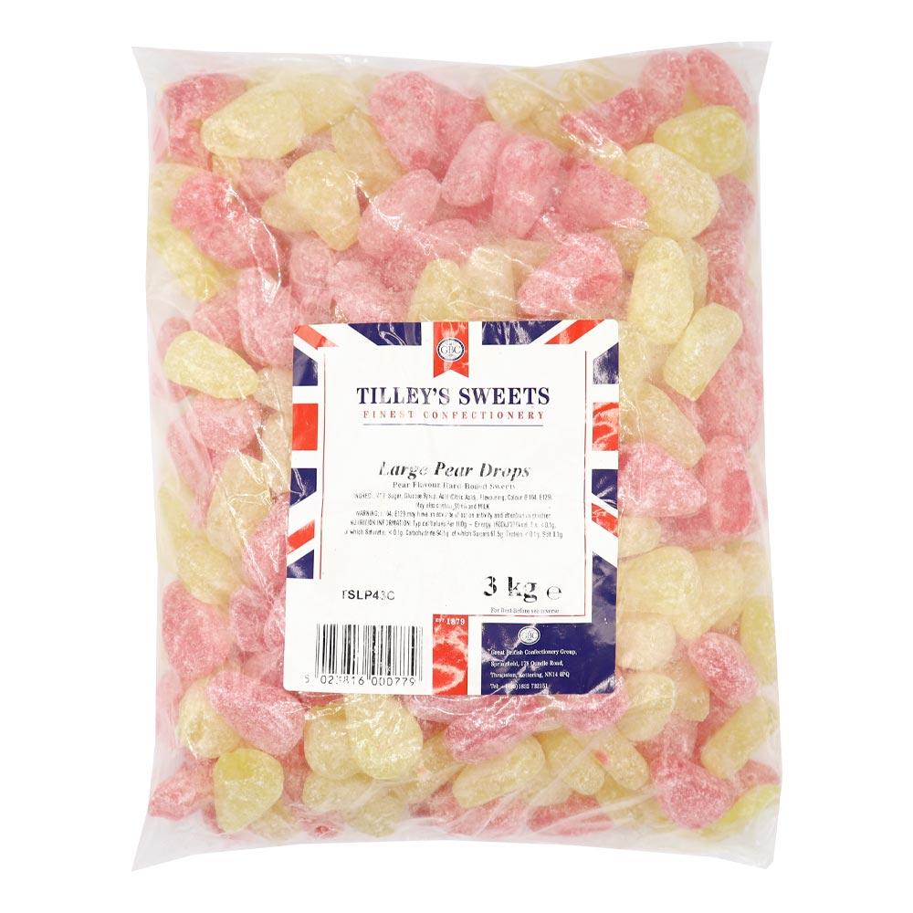 TILLEY'S LARGE PEAR DROPS 3KG BAG