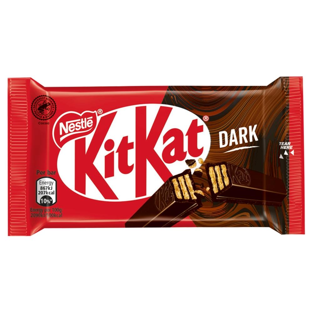 KIT KAT DARK CHOCOLATE BAR 41.5G – 24 X 41.5G BARS - 0