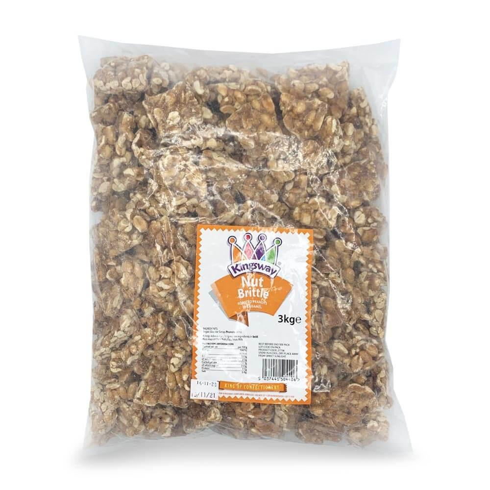 KINGSWAY PEANUT BRITTLE 3KG (DAIRY FREE) – 1 X 3KG BAG - 0