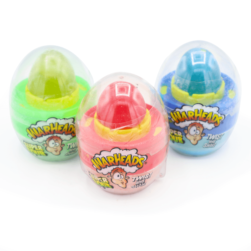 WARHEADS SUPER SOUR TWIST & SHAKE 18G – 18 X 18G EGGS