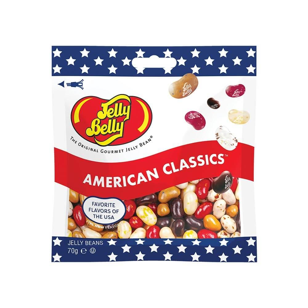 JELLY BELLY AMERICAN CLASSICS JELLY BEANS 70G BAG – 12 X 70G BAGS