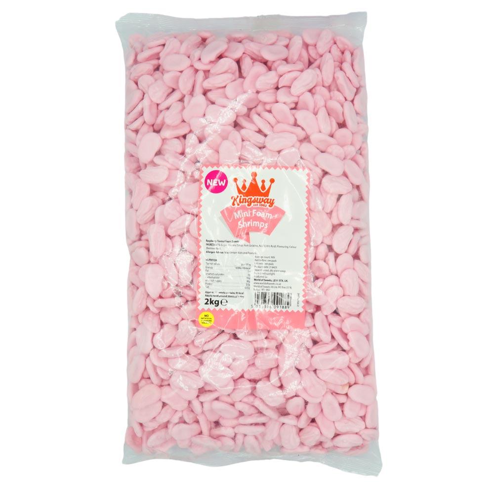 KINGSWAY MINI FOAM SHRIMPS 2KG BAG – 1 X 2KG BAG - 0