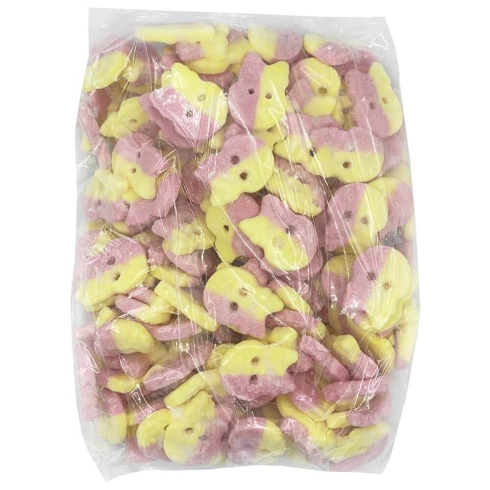 BUBS SOUR RASPBERRY & LEMON FOAM SKULLS 2.6KG – 1 X 2.6KG BOX - 0