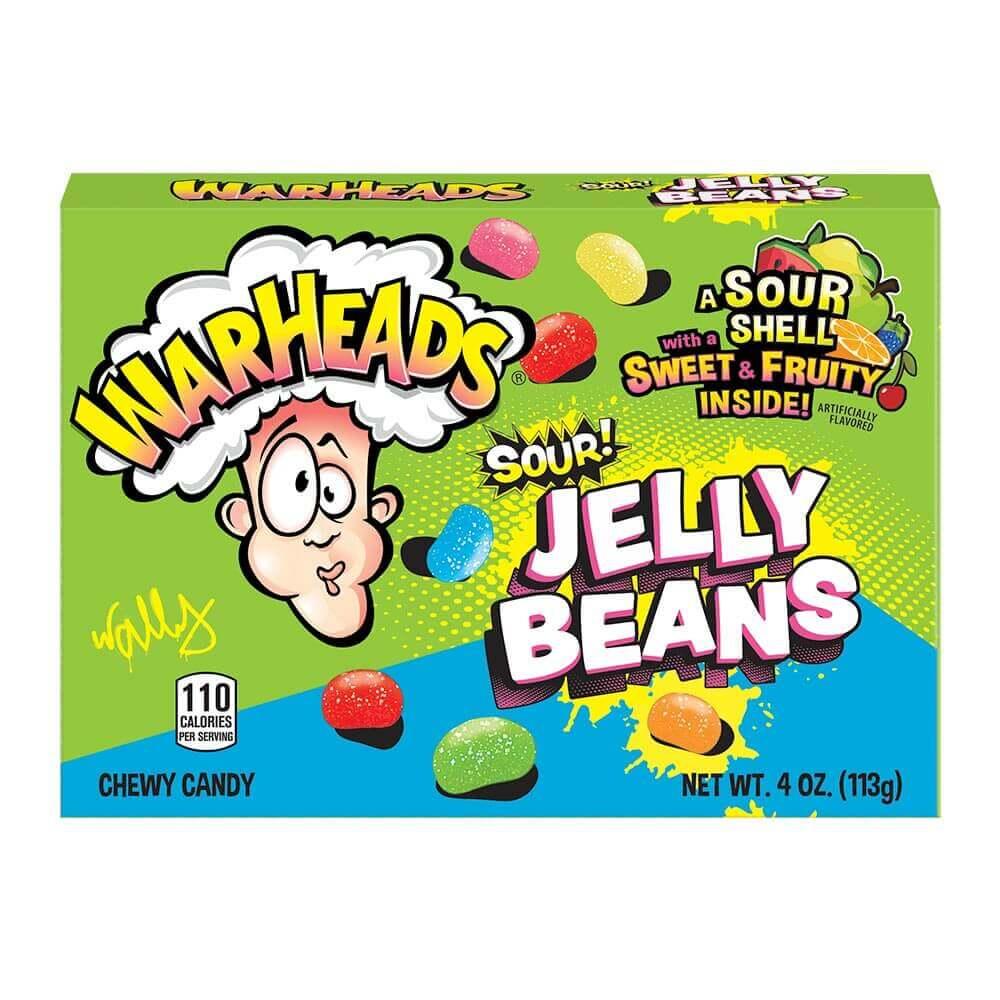 WARHEADS SOUR JELLY BEANS 113G BOX