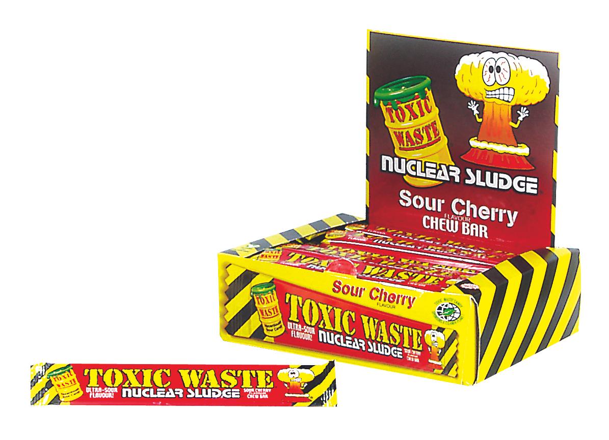 TOXIC WASTE CHERRY CHEW BARS 20G