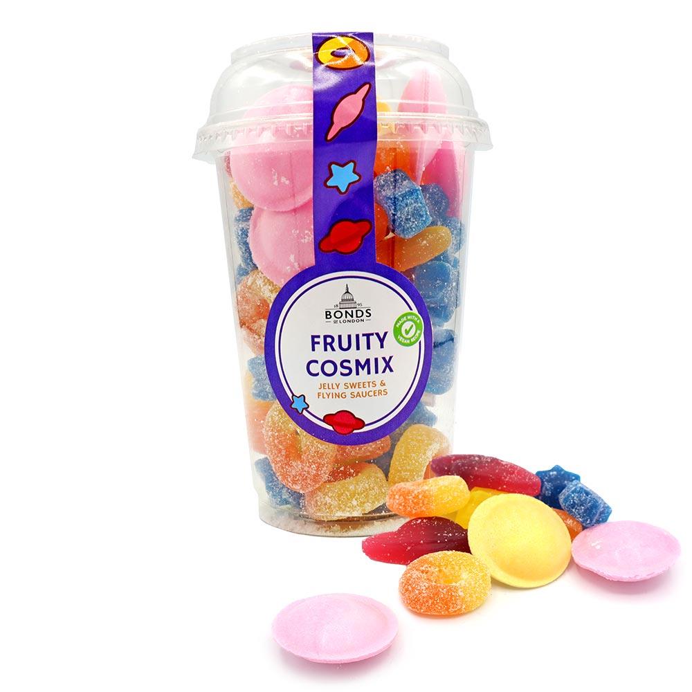 BONDS FRUITY COSMIX CANDY CUP 290G – 6 X 290G CANDY CUPS - 0