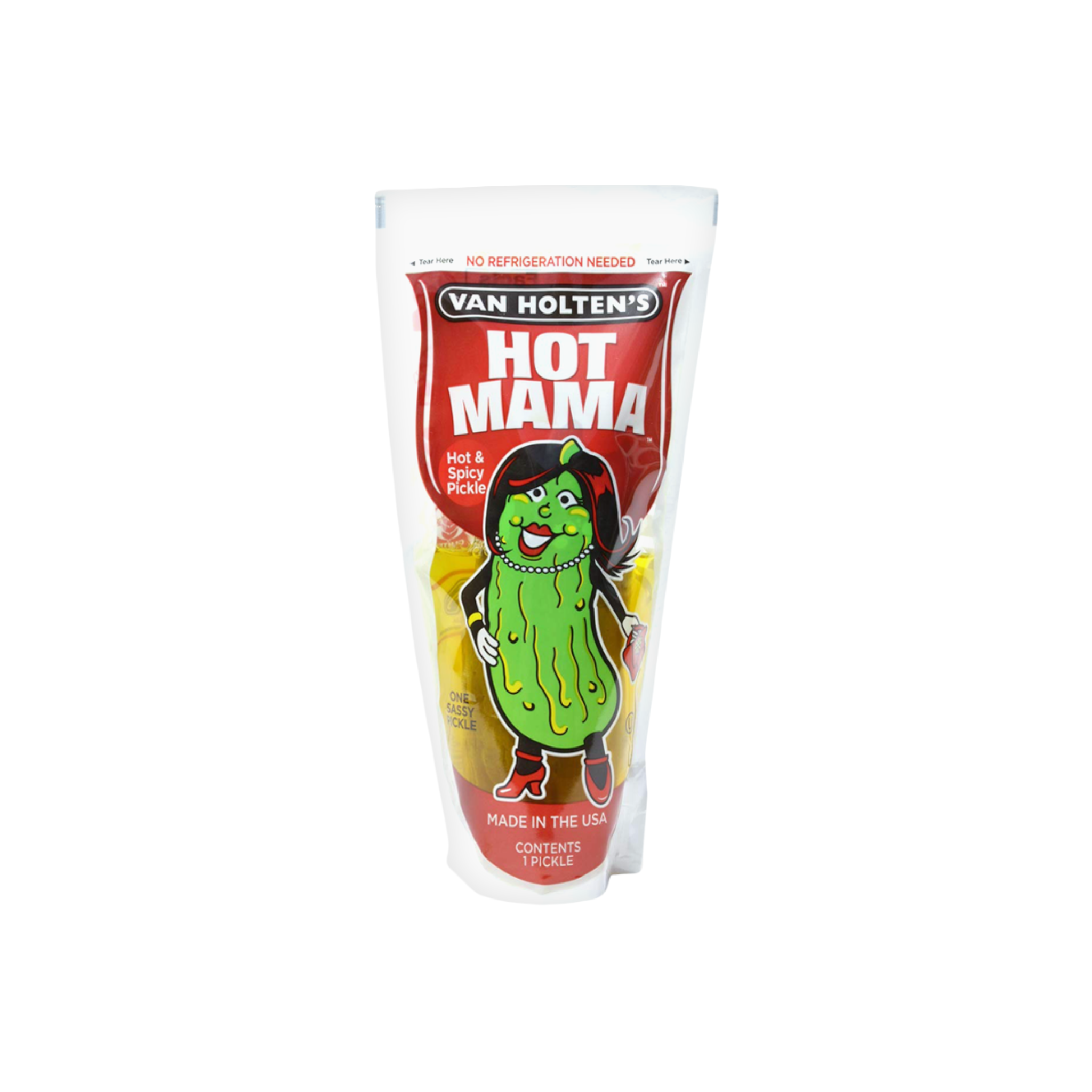 Van Holten's - Hot Mama Hot & Spicy Pickle-In-A-Pouch