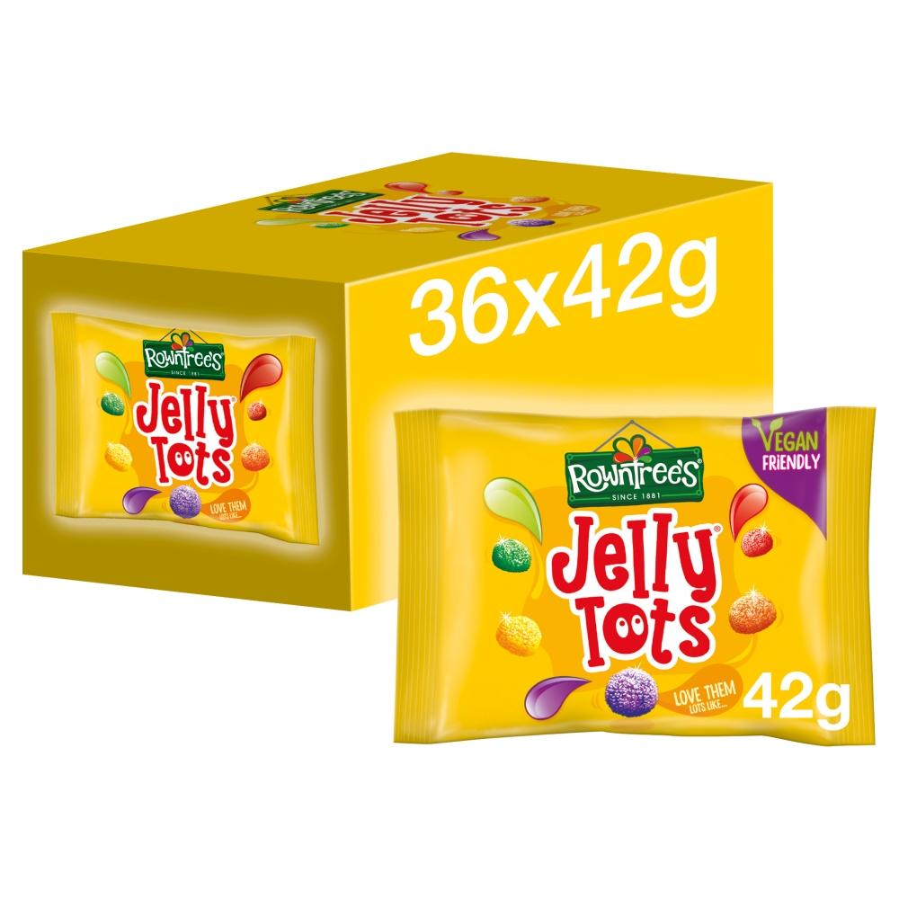 ROWNTREE'S JELLY TOTS 42G BAG – 36 X 42G BAGS