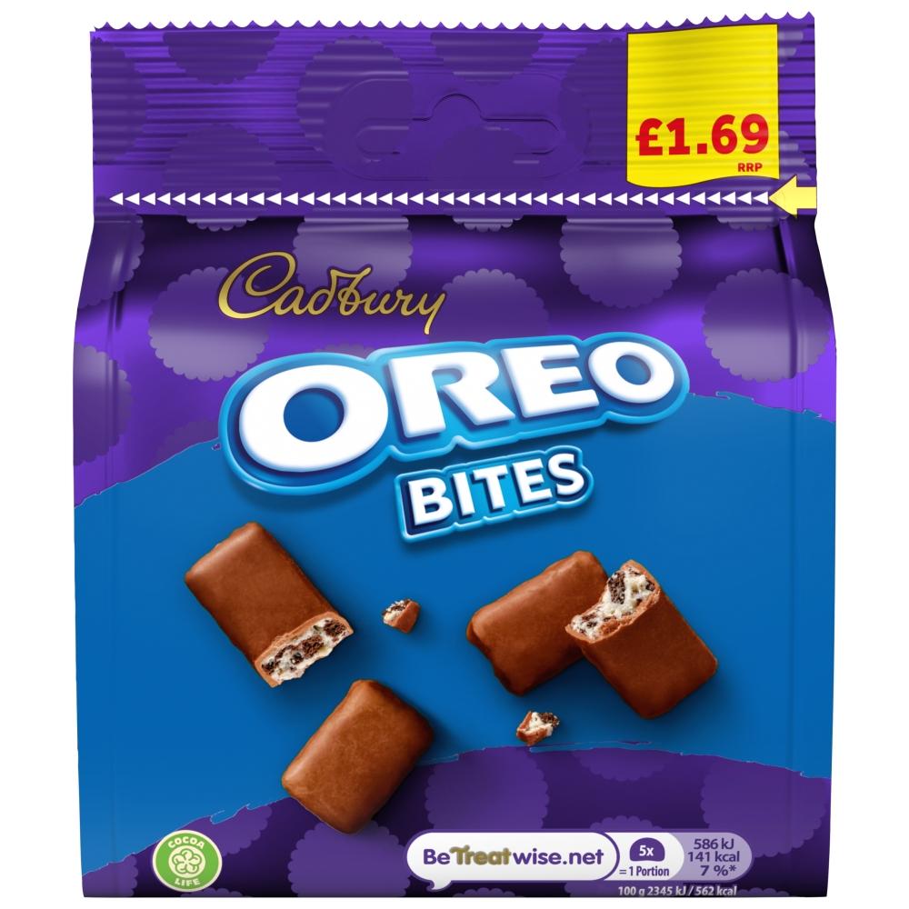 CADBURY OREO MILK CHOCOLATE POUCH 85G – 10 X 85G POUCHES