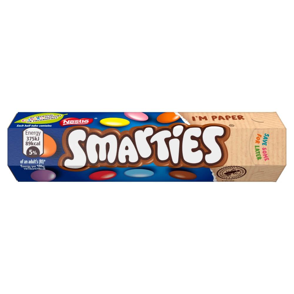 SMARTIES MILK CHOCOLATE TUBE 38G – 24 X 38G TUBS - 0