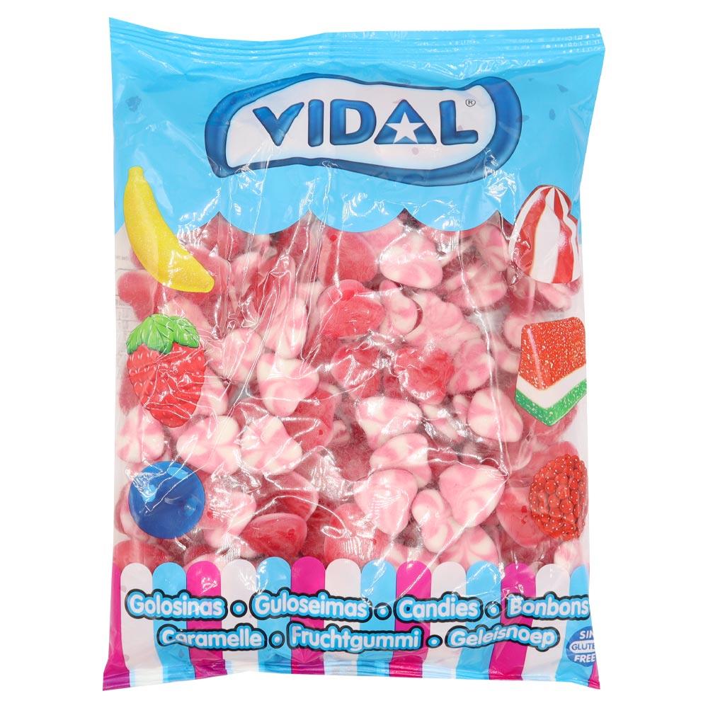VIDAL FOAM HEARTS 1KG BAG – 1 X 1KG BAG - 0