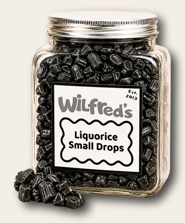 Wilfred's Liquorice Small Drops jar