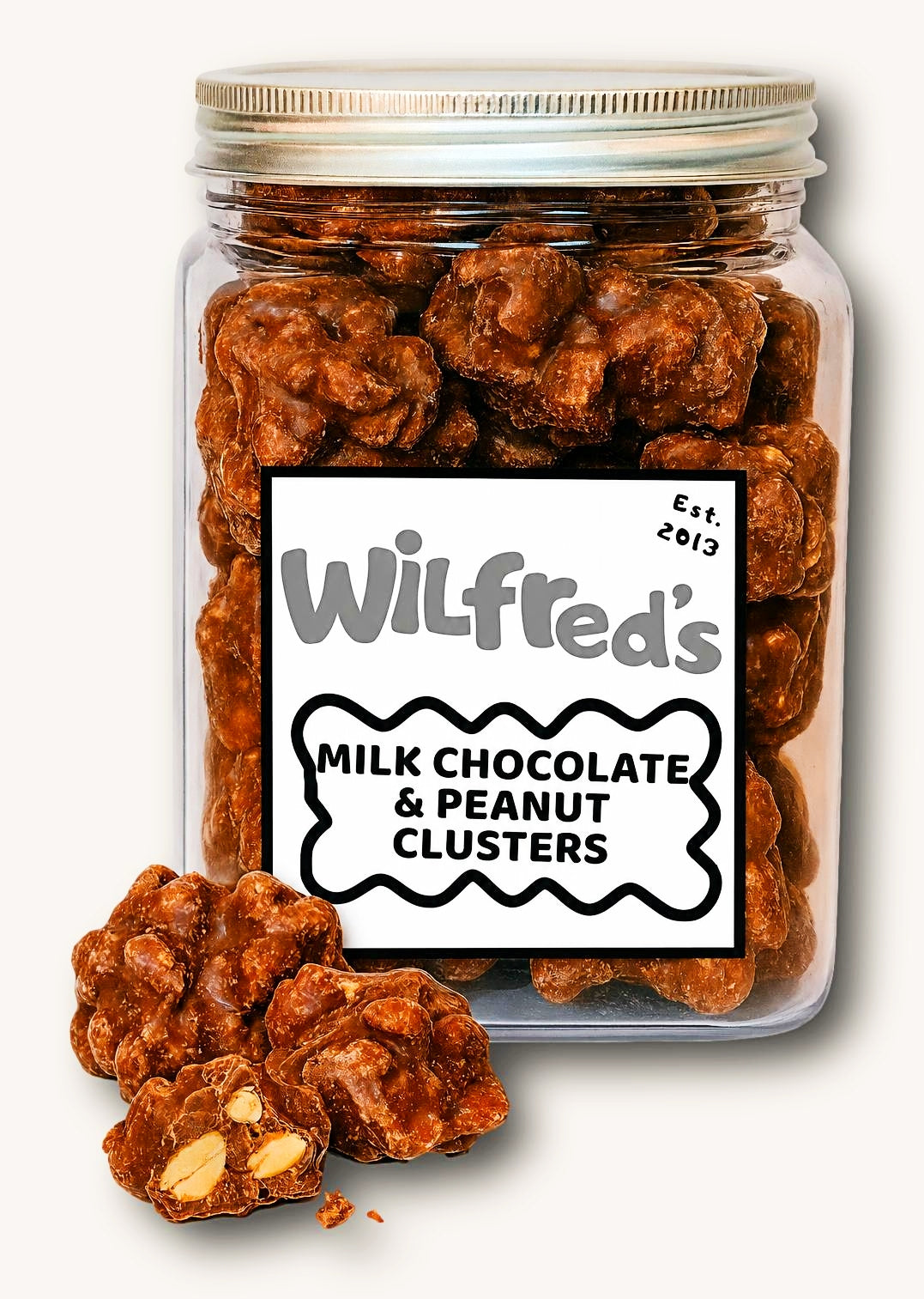 MILK CHOCOLATE & PEANUT CLUSTERS