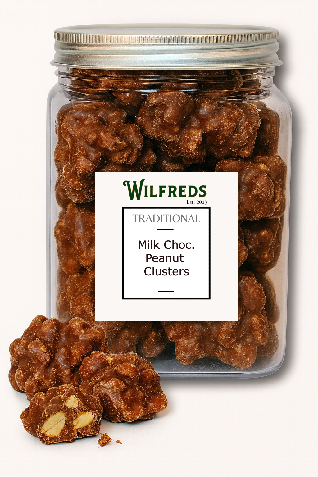 MILK CHOCOLATE & PEANUT CLUSTERS