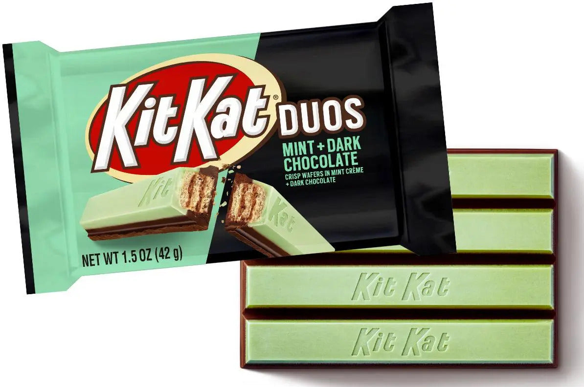 KIT KAT DUOS MINT CHOCOLATE BAR - 0