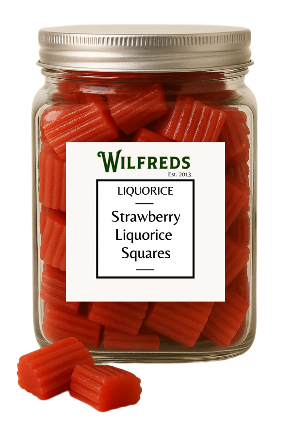 LIQUORICE STRAWBERRY SQUARES