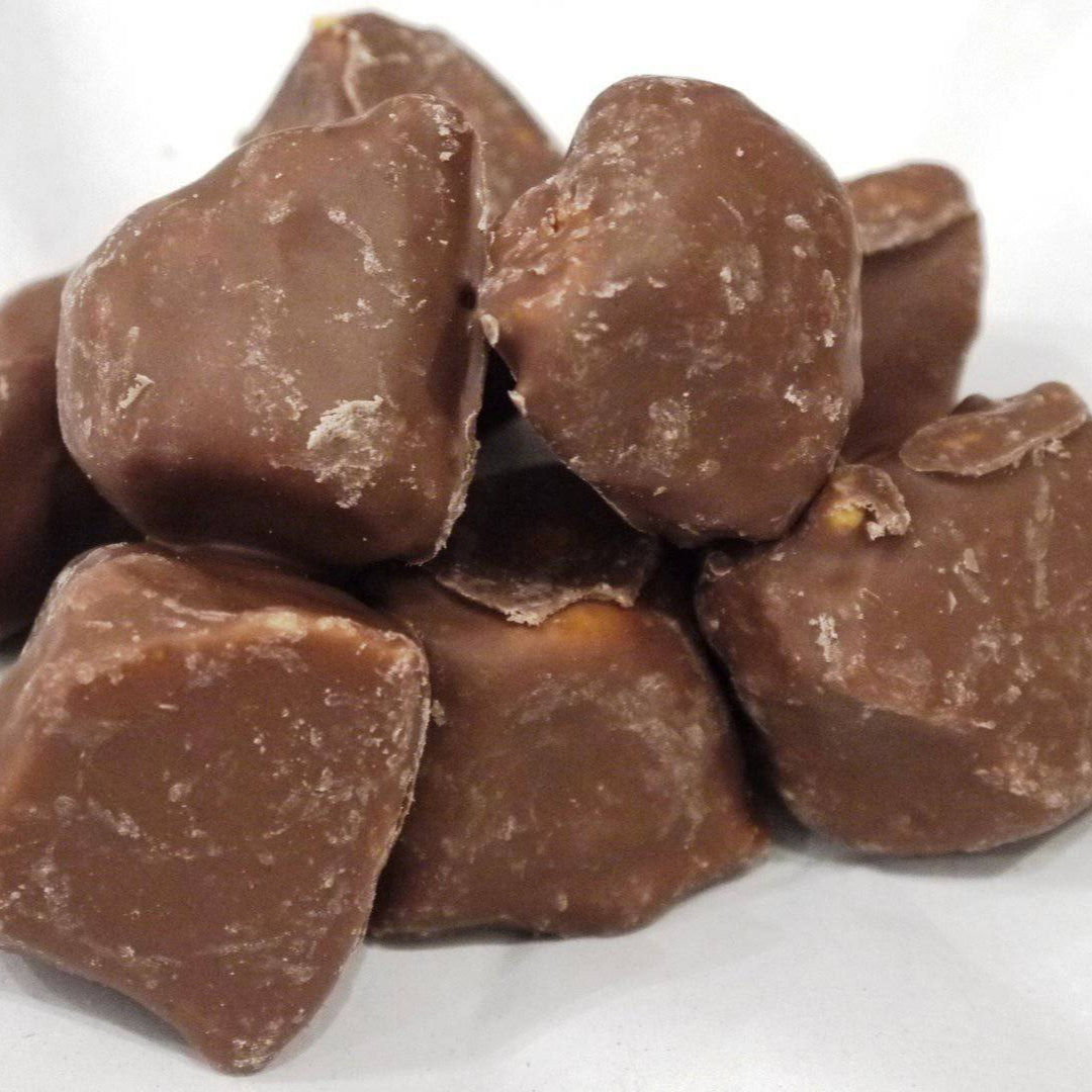 CHOCOLATE COVERED CINDER TOFFEE