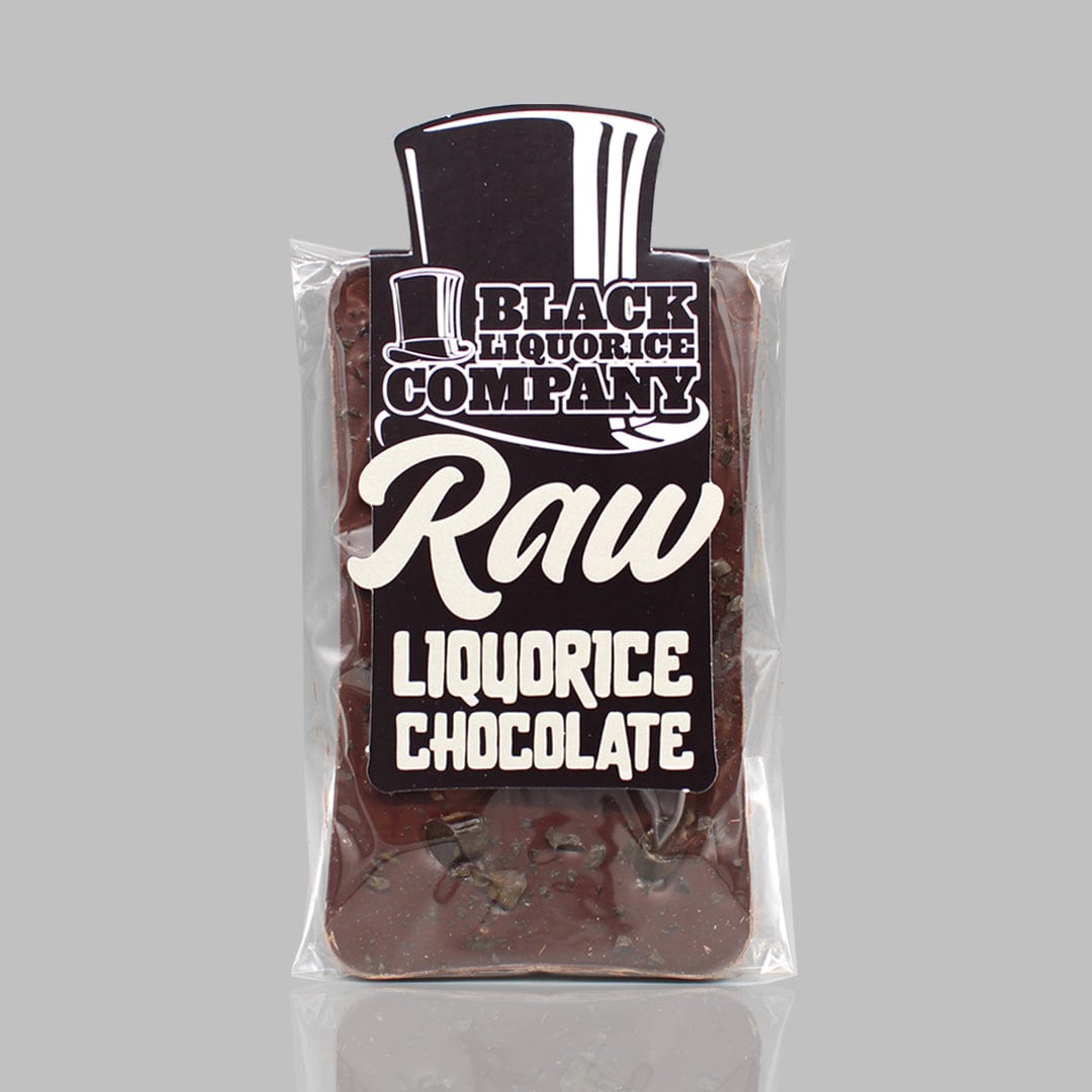 RAW LIQUORICE DARK CHOCOLATE BAR