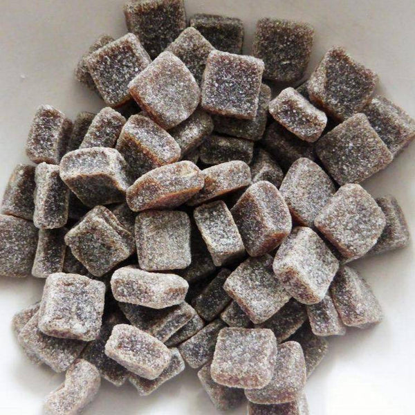 Sugar coated belgium ginger and liquorice sweets