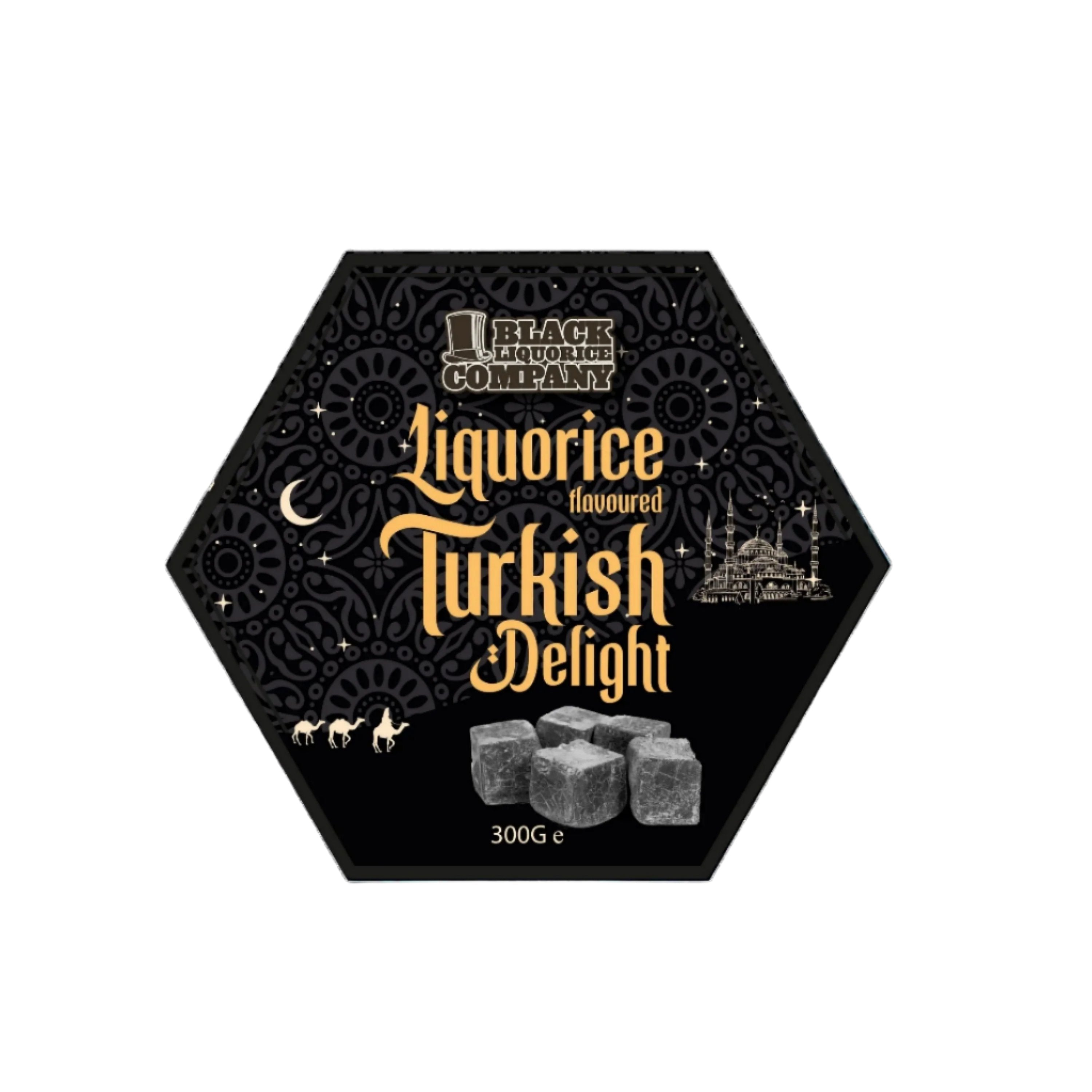 LIQUORICE TURKISH DELIGHT