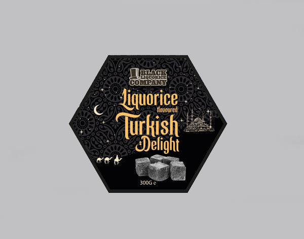 LIQUORICE TURKISH DELIGHT