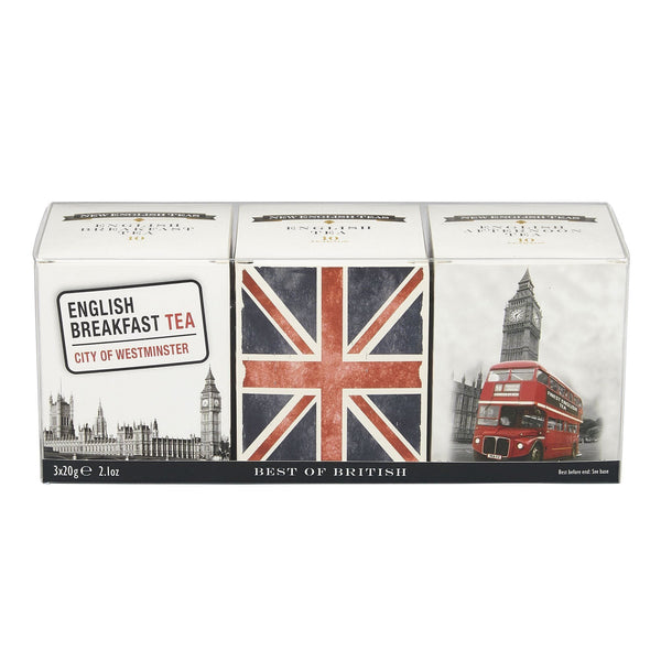 BEST OF BRITISH BLACK & WHITE TRIPLE TEA GIFT PACK
