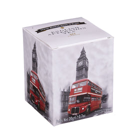 BLACK & WHITE RED LONDON BUS MINI TEA BOX 10S